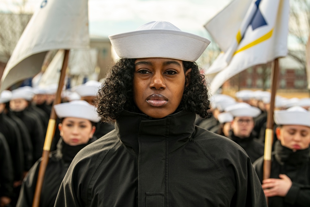 Recruit Training Command Pass in Review February 27, 2025