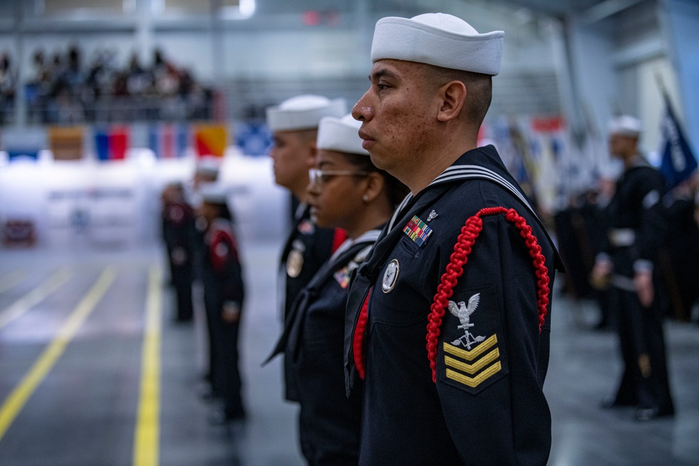 Recruit Training Command Pass in Review February 27, 2025