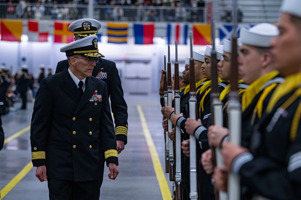 Recruit Training Command Pass in Review February 27, 2025