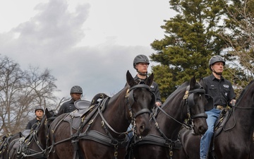 Caisson Detachment conducts familiarization training