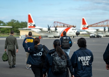 Department of Homeland Security conducts secure alien transport