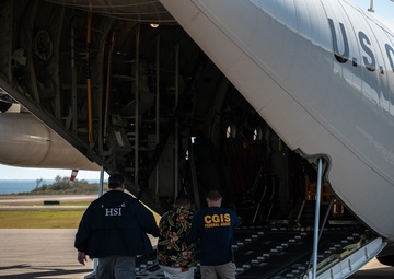 Department of Homeland Security conducts secure alien transport