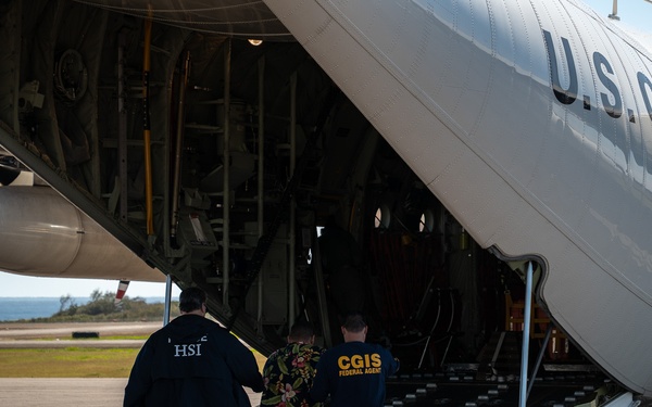 Department of Homeland Security conducts secure alien transport