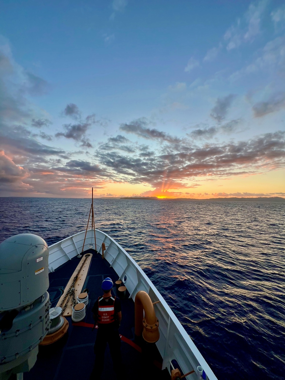 USCGC Myrtle Hazard (WPC 1139) patrols U.S. territorial EEZ