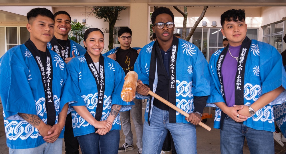 7th Communications Battalion | Rice cake pounding ceremony