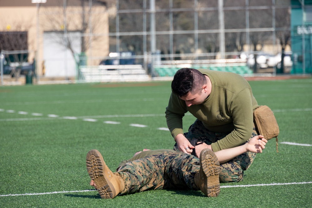 KMEP 25.1: Combat Logistics Regiment 3 Tactical Combat Casualty Care Training