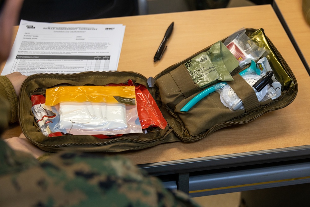 KMEP 25.1: Combat Logistics Regiment 3 Tactical Combat Casualty Care Training