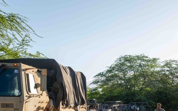 LSV-7 returns from Big Island to unload 25 ID vehicles