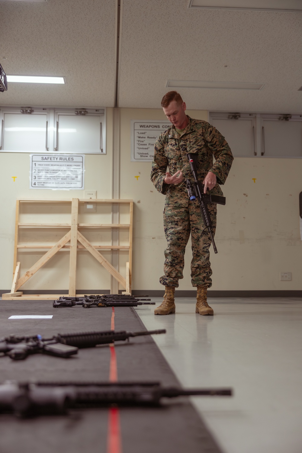 Kubasaki High School’s Marine Corps JROTC visits the ISMT