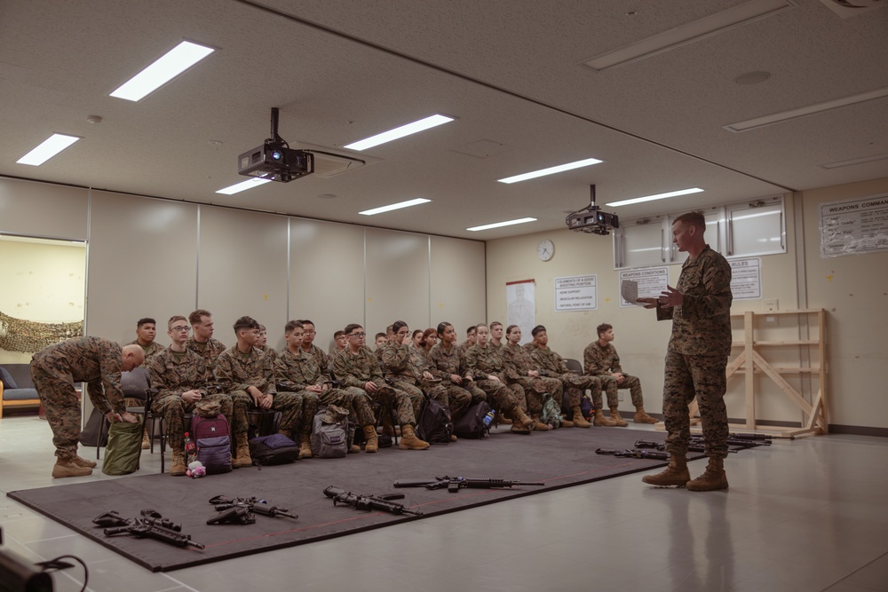 Kubasaki High School’s Marine Corps JROTC visits the ISMT