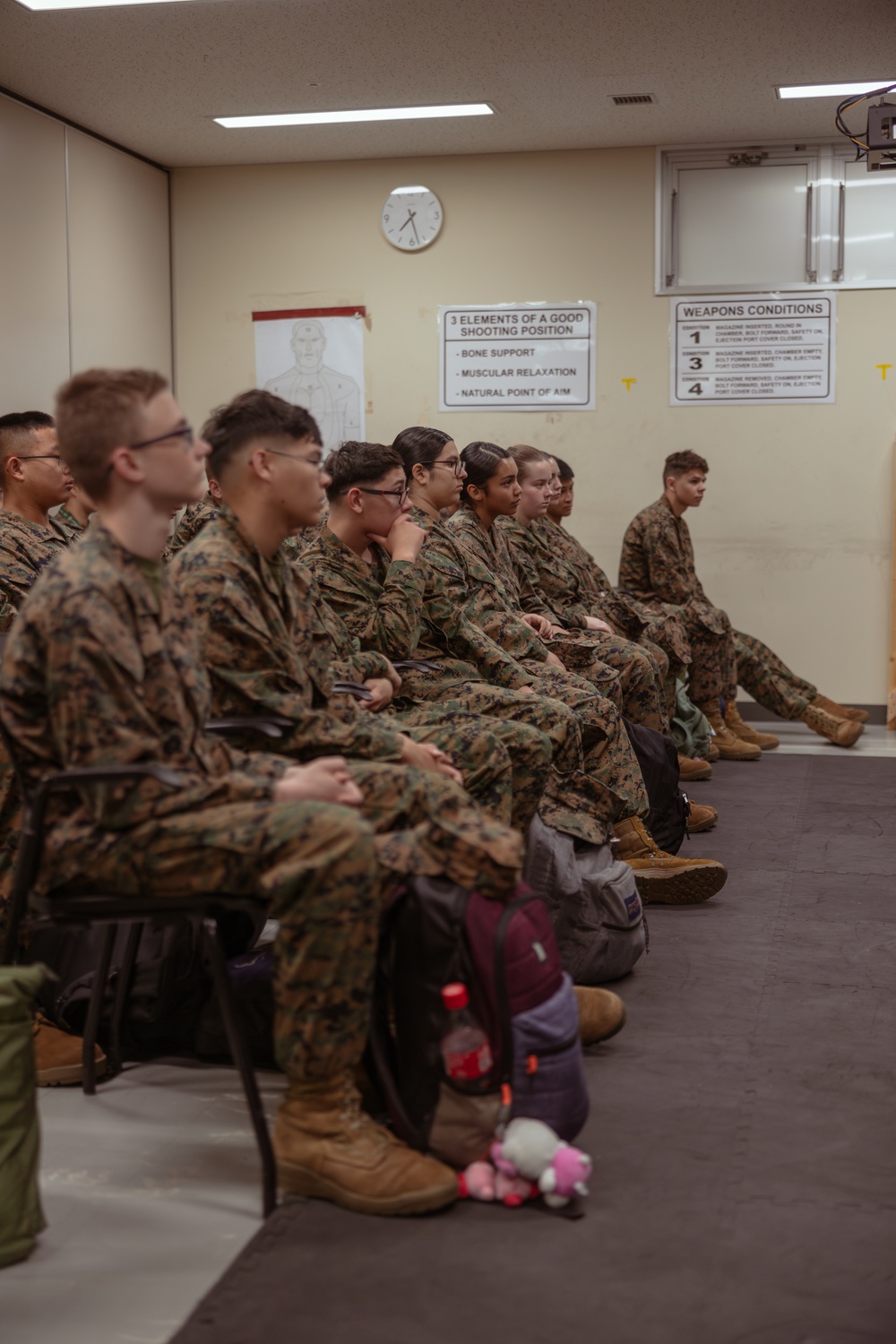 Kubasaki High School’s Marine Corps JROTC visits the ISMT