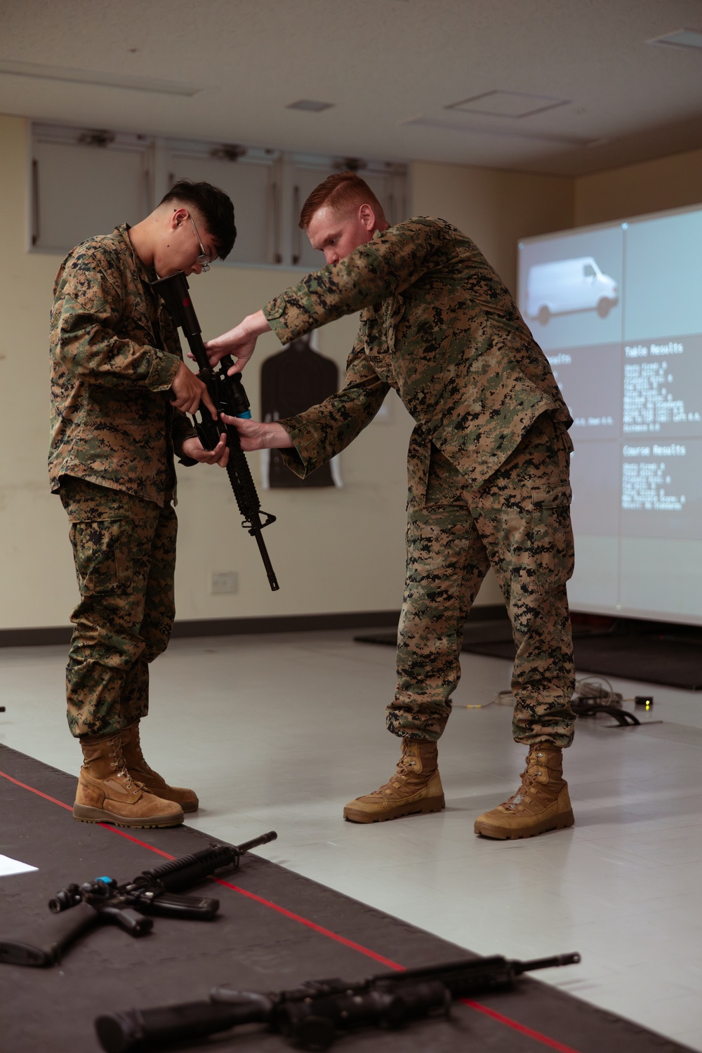 Kubasaki High School’s Marine Corps JROTC visits the ISMT