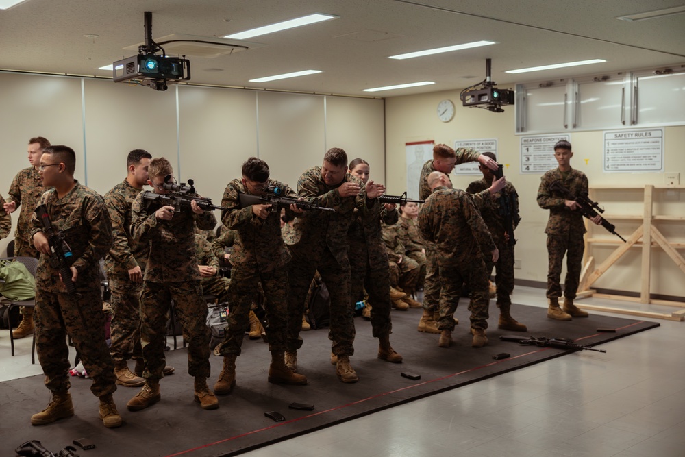 Kubasaki High School’s Marine Corps JROTC visits the ISMT