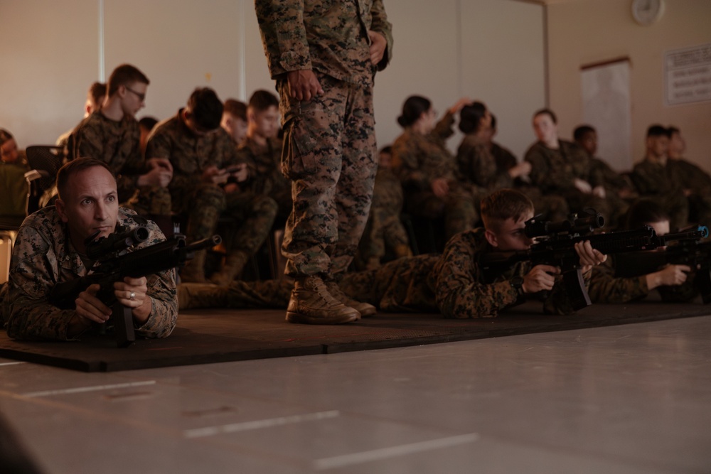 Kubasaki High School’s Marine Corps JROTC visits the ISMT