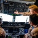 Combined Air Operation Center members attend a Pet the Jet event