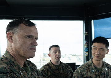 MCIPAC CG MajGen Wolford tours MCAS Futenma | Resolute Response 2025
