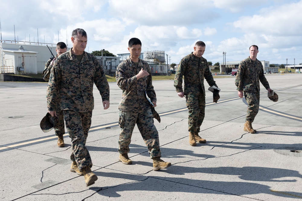 MCIPAC CG MajGen Wolford tours MCAS Futenma | Resolute Response 2025