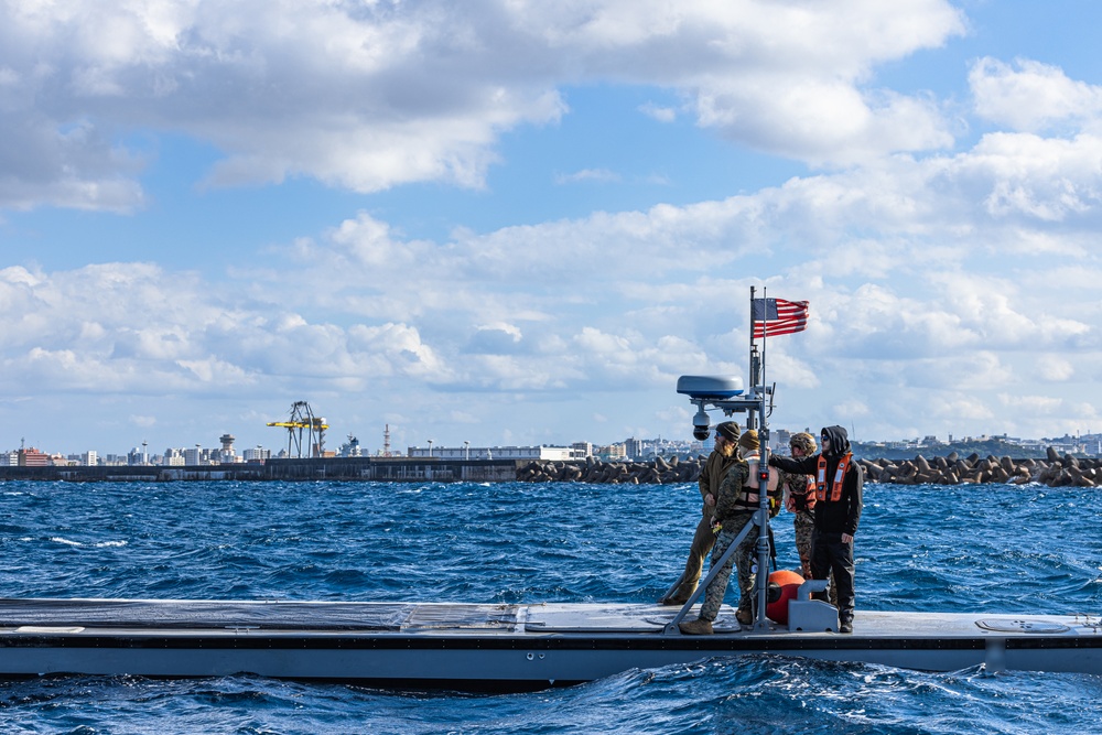 U.S. Marines with 12th LLB Operate an ALPV