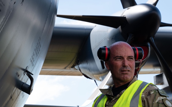 374 AW Leadership visits RNZAF Base Auckland during C-130J standup