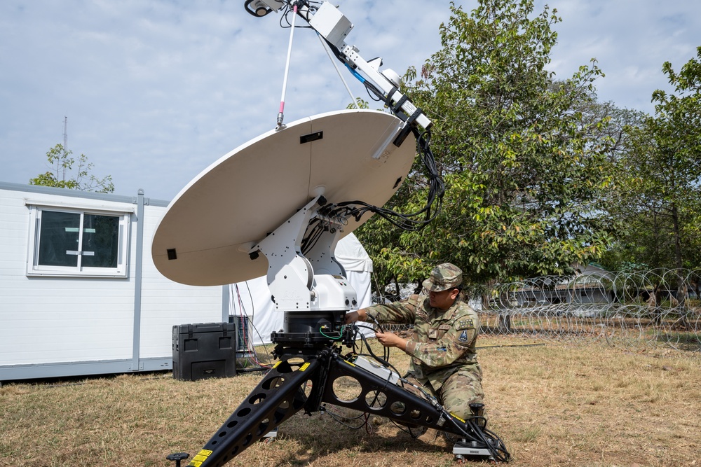 National Guard Space Operators Train with Allies at Cobra Gold