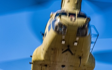 TF Nighthawk CH-47 Takes Flight