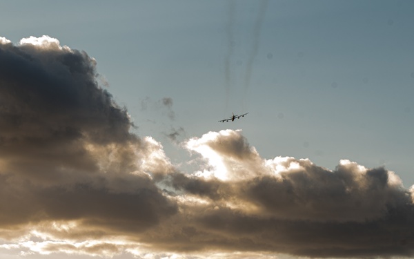 B-52 Stratofortresses return from Bomber Task Force operations