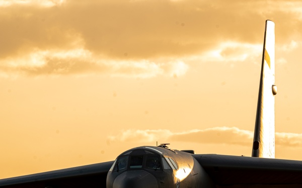 B-52 Stratofortresses return from Bomber Task Force operations
