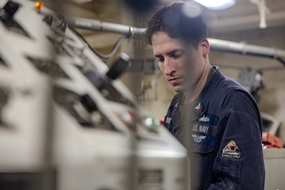 RAST Maintenance aboard USS Ralph Johnson
