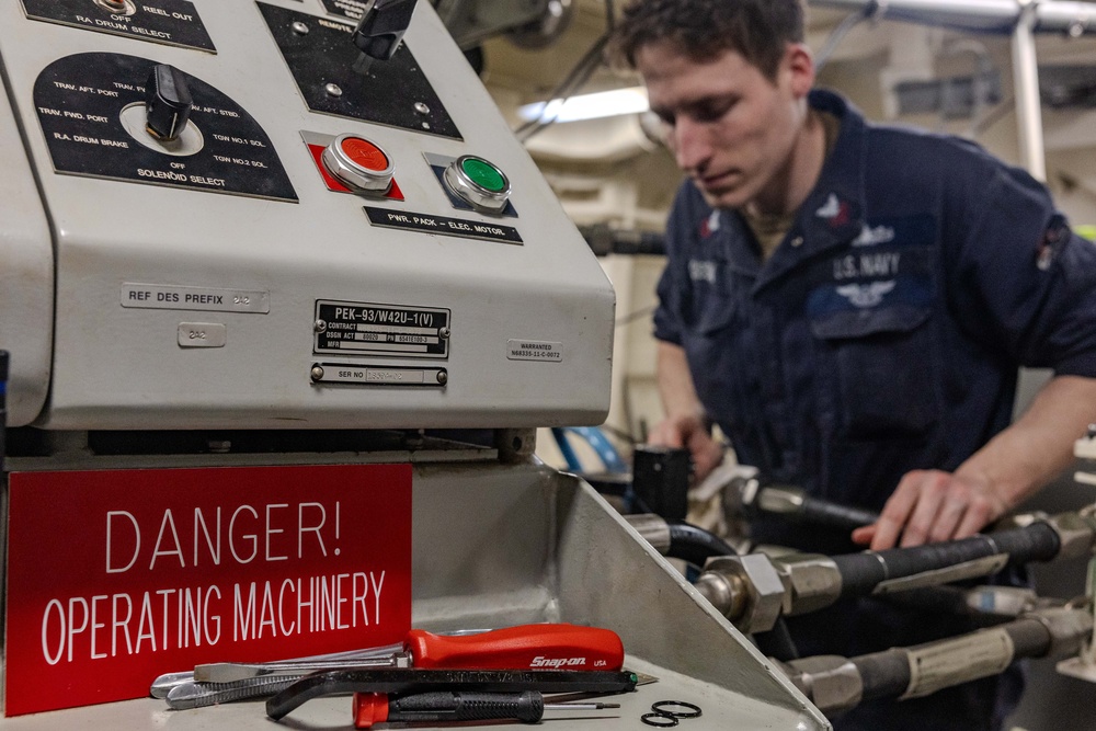 RAST Maintenance aboard USS Ralph Johnson