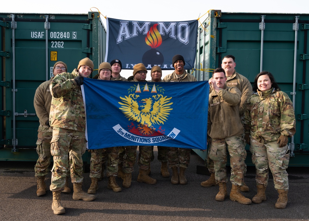 5th Munitions Squadron Powers BTF 25-2 with Precision and Pride