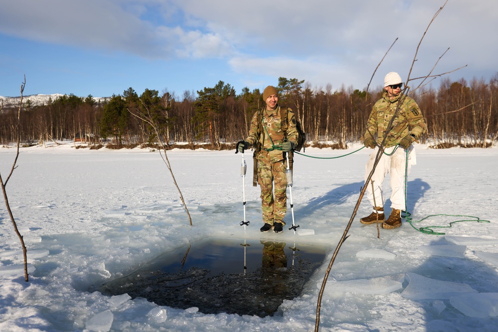 MLRS battalion conducts arctic cold water survival training with Norwegian Army on exercise in Norway