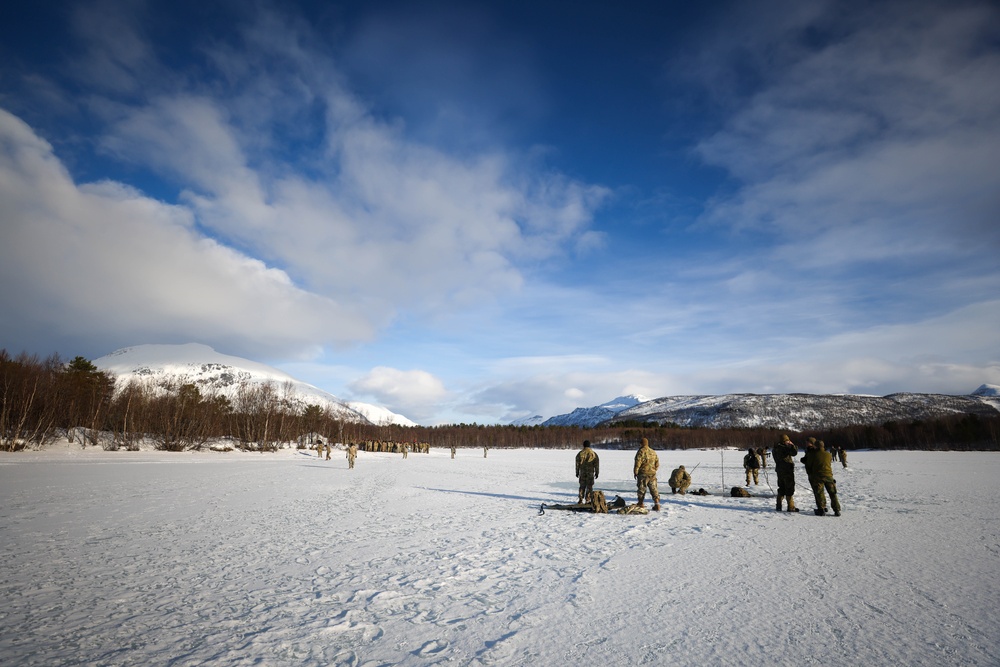 MLRS battalion conducts arctic cold water survival training with Norwegian Army on exercise in Norway