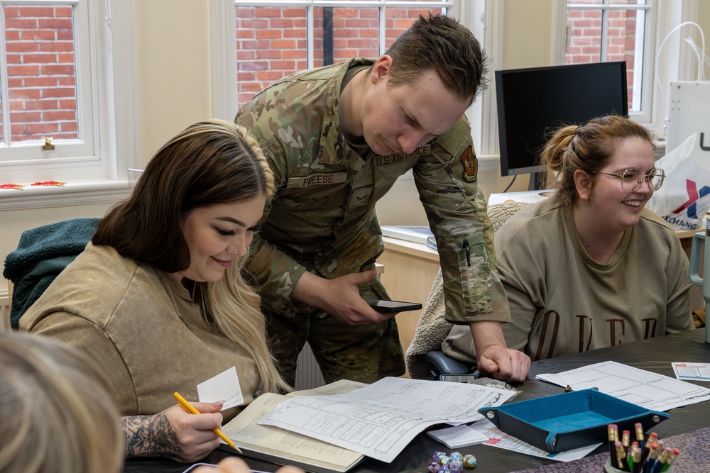 Air Force Gaming hosts a tabletop game at RAF Mildenhall