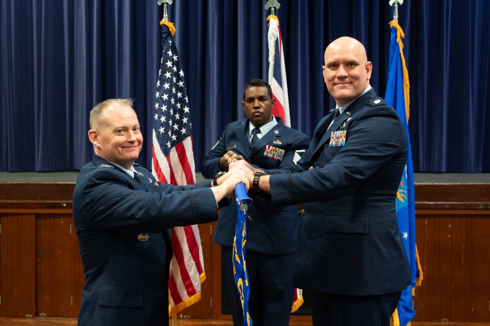 501st CSW Comptroller Squadron stand-up ceremony