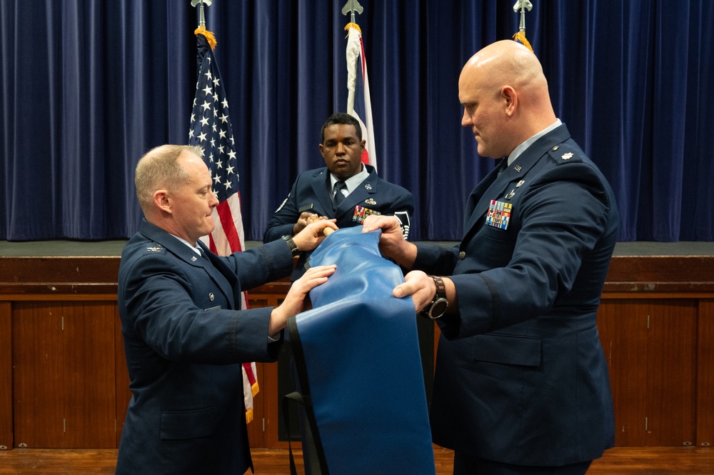 501st CSW Comptroller Squadron stand-up ceremony