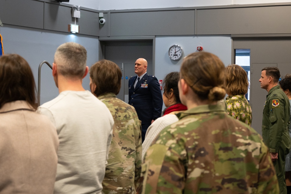 501st CSW Comptroller Squadron stand-up ceremony