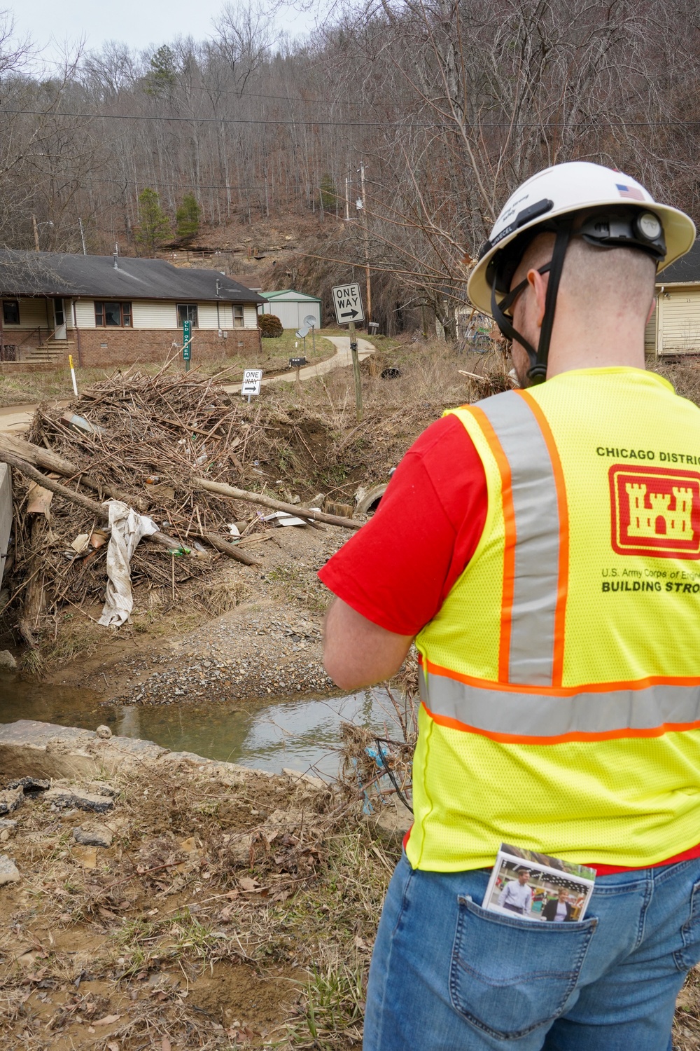 U.S. Army Corps of Engineers debris team providing federal support in Eastern Kentucky after recent flooding