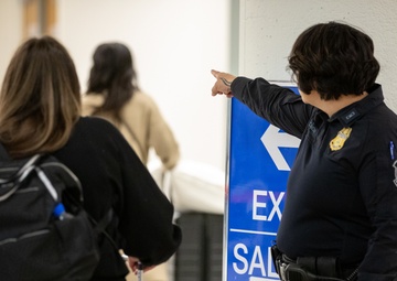 CBP operations at Phoenix Sky Harbor International Airport in Phoenix, Arizona