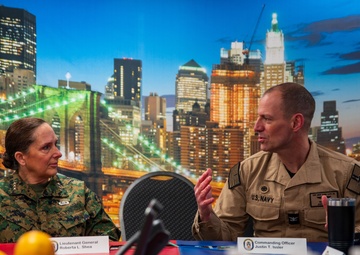 USS New York Hosts MARFORCOM Commander