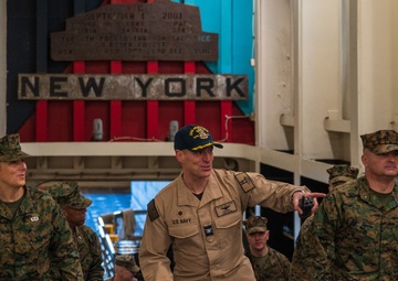USS New York Hosts MARFORCOM Commander