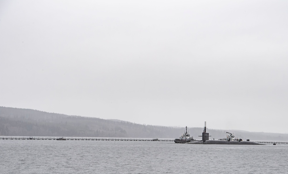 USS Nevada (SSBN 733) Returns to NBK-Bangor