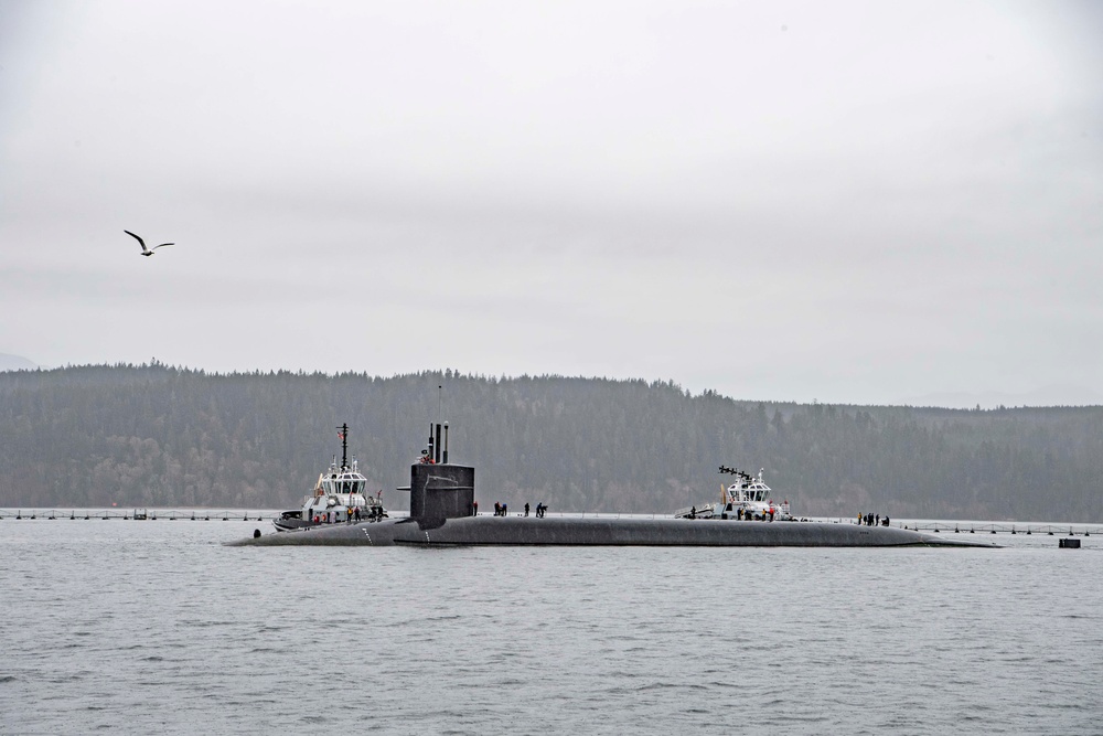 USS Nevada (SSBN 733) Returns to NBK-Bangor