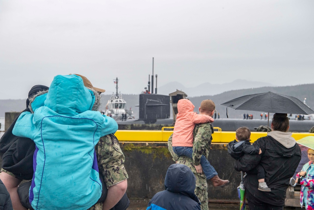 USS Nevada (SSBN 733) Returns to NBK-Bangor