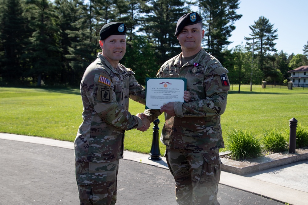HHC, 181st Infantry Brigade Change of Command