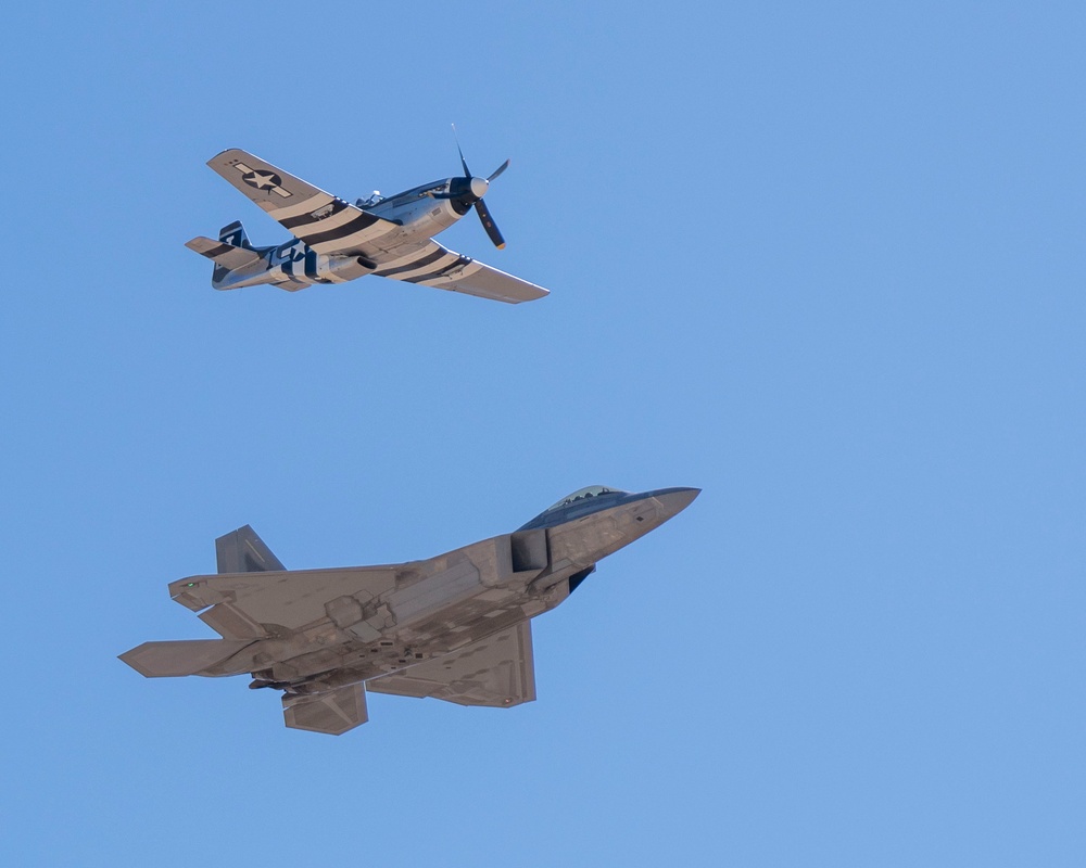 F-22 Demonstration Team arrives at Heritage Flight 2025