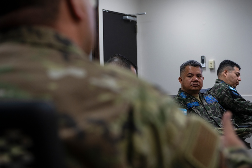 Partnership Program Honduran air force and Puerto Rico Air National Guard Senior Leaders engagement at the 156th