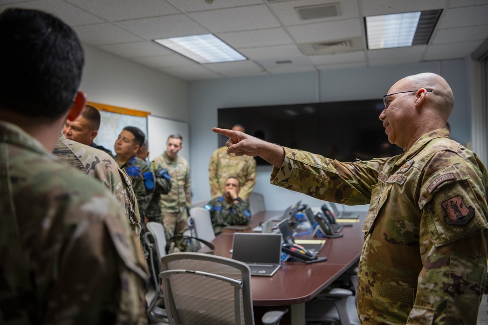 Partnership Program Honduran air force and Puerto Rico Air National Guard Senior Leaders engagement at the 156th