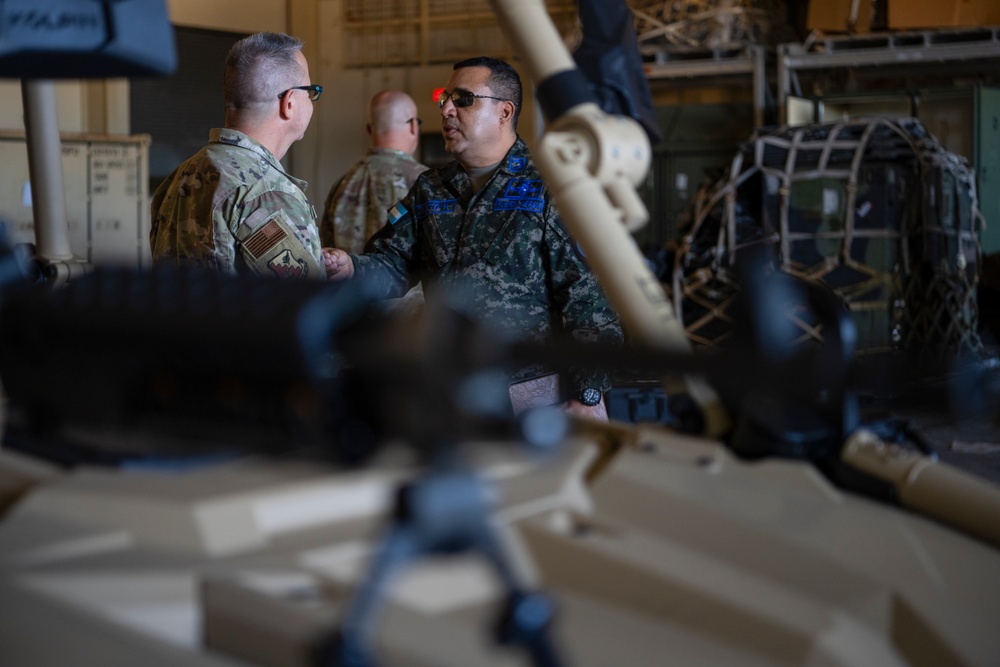 Partnership Program Honduran air force and Puerto Rico Air National Guard Senior Leaders engagement at the 156th