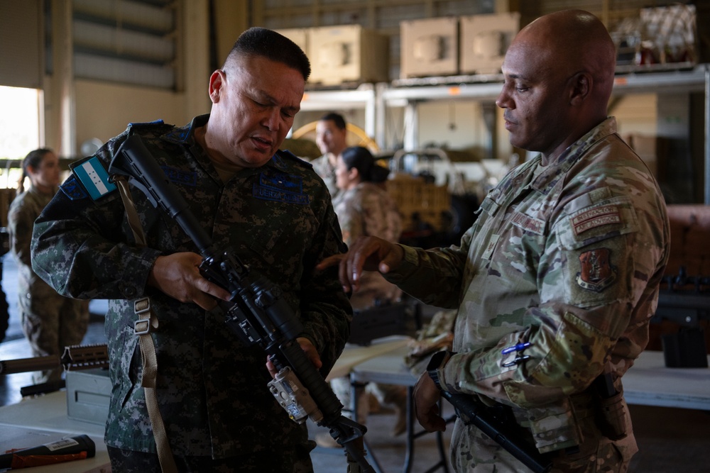 Partnership Program Honduran air force and Puerto Rico Air National Guard Senior Leaders engagement at the 156th