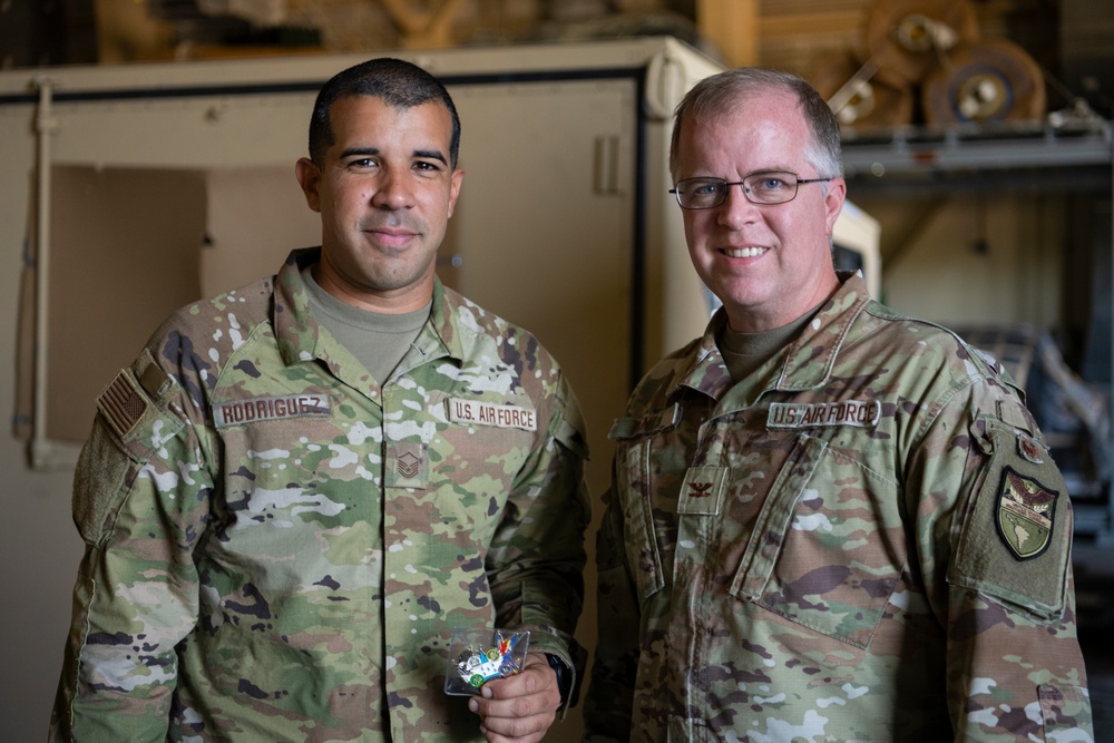 Partnership Program Honduran air force and Puerto Rico Air National Guard Senior Leaders engagement at the 156th